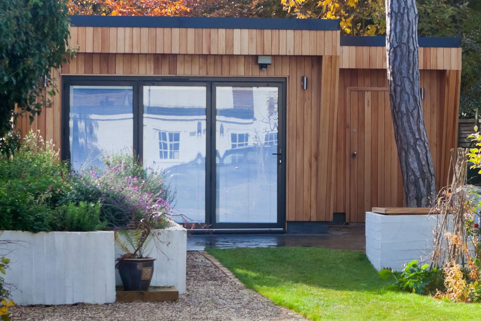 Brick Timber Clad Home Office in Epsom