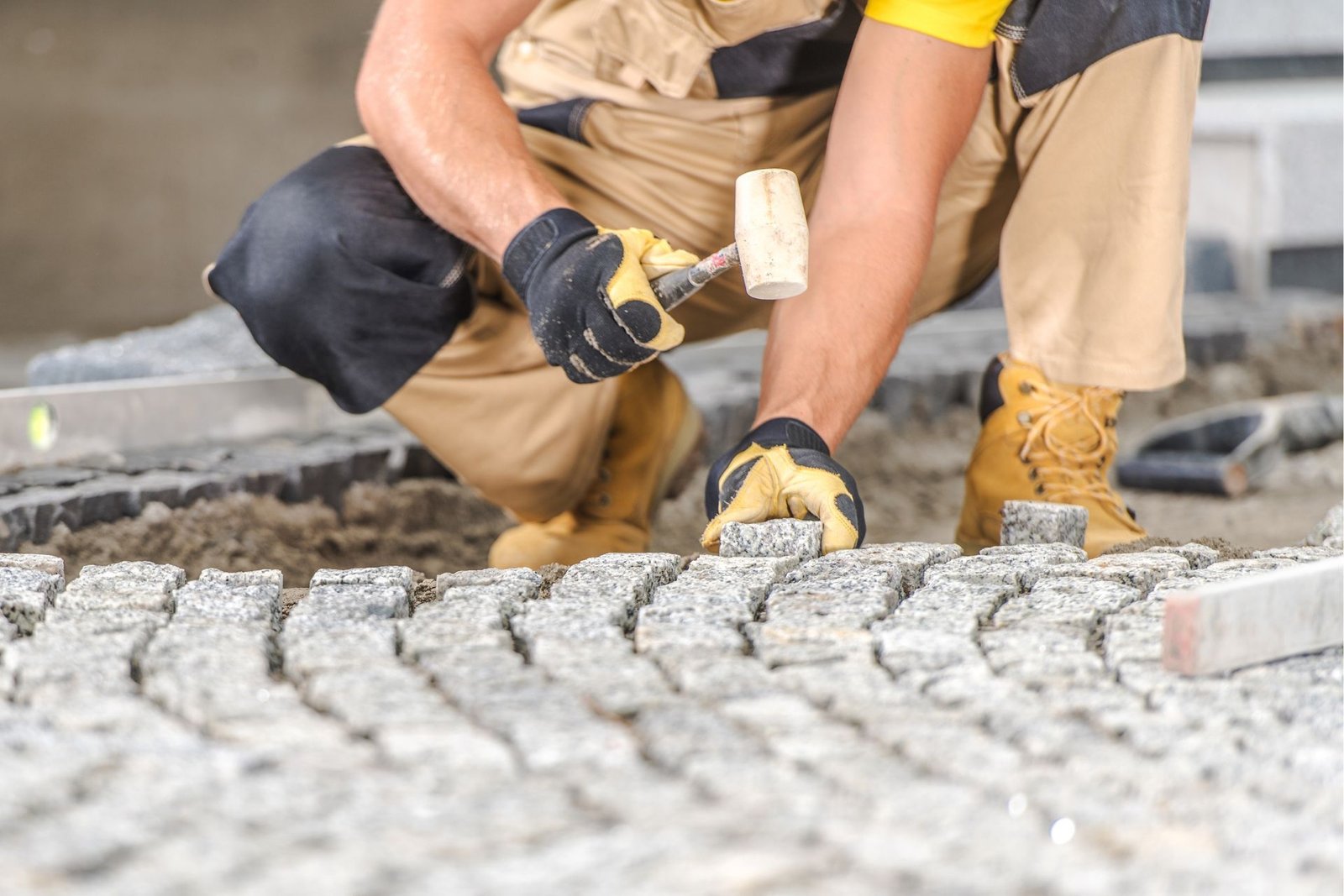 Cobble Drivewy Install in Epsom